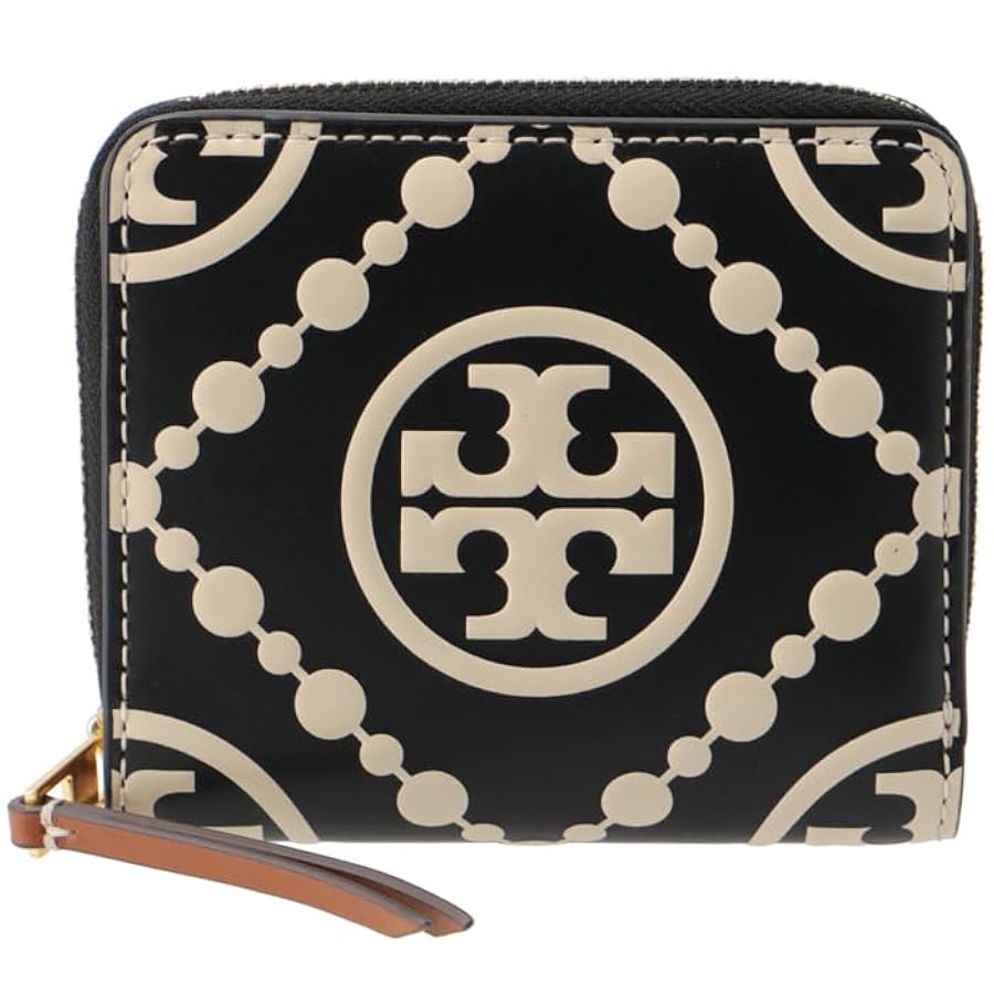 トリーバーチ 財布 二つ折り ラウンド ジップ レザー Tモノグラム コンパクト TORY BURCH トリーバーチ 二つ折り財布 T Monogram Tモノグラム